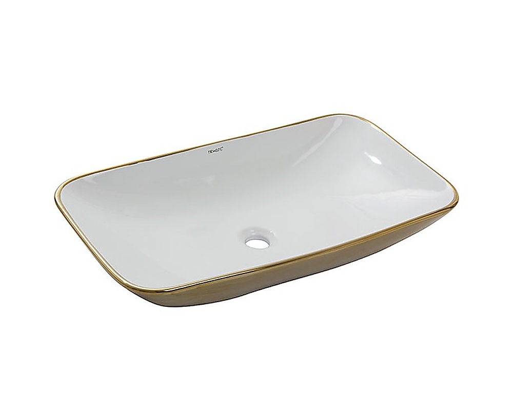 Domino Tezgahüstü Lavabo Dışı Gold – İçi Beyaz (dom.l070.gw)