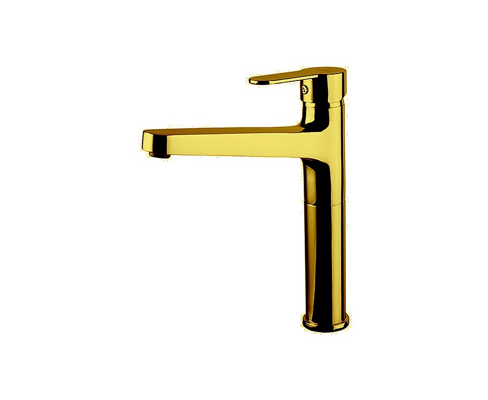 Domino Çanak Tipi Lavabo Bataryası Altın