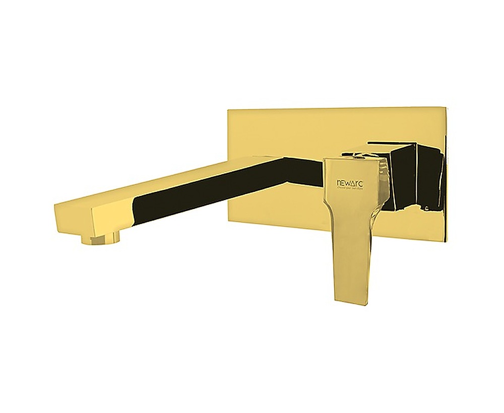 Aqua Ankastre Lavabo Bataryası Altın
