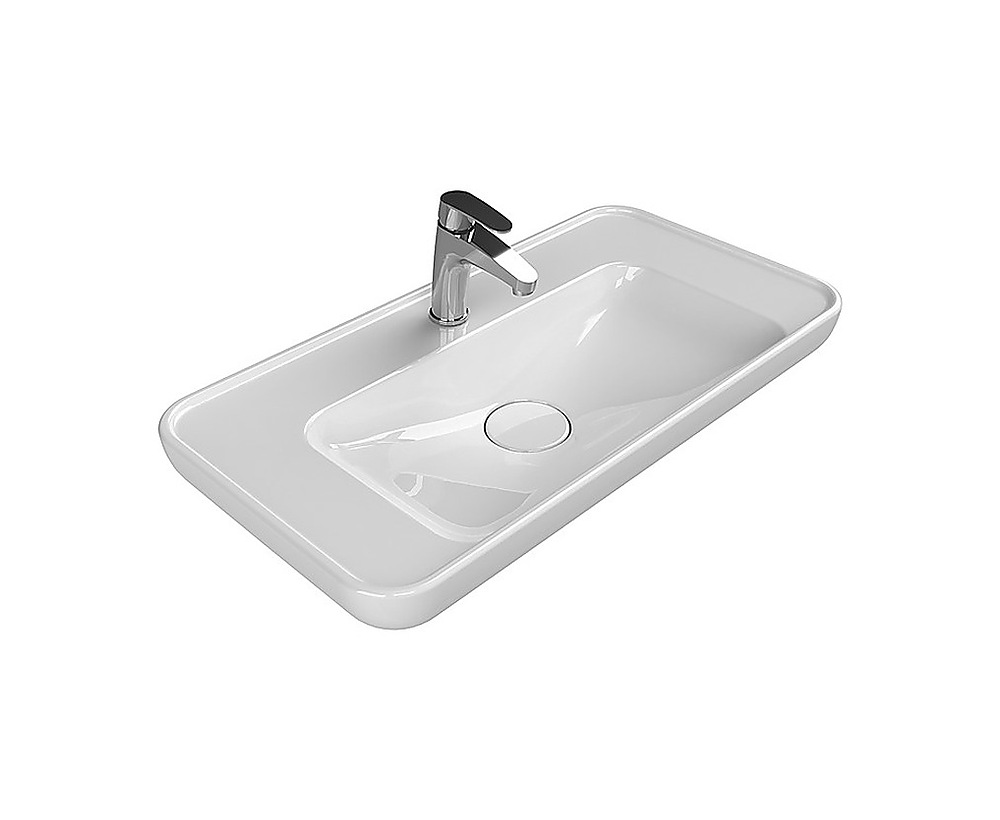 Lal Tezgahüstü Lavabo