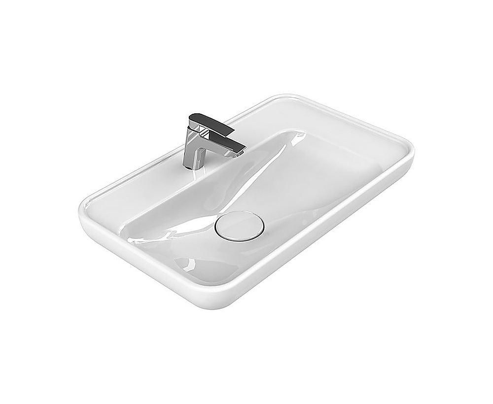 Lal Tezgahüstü Lavabo
