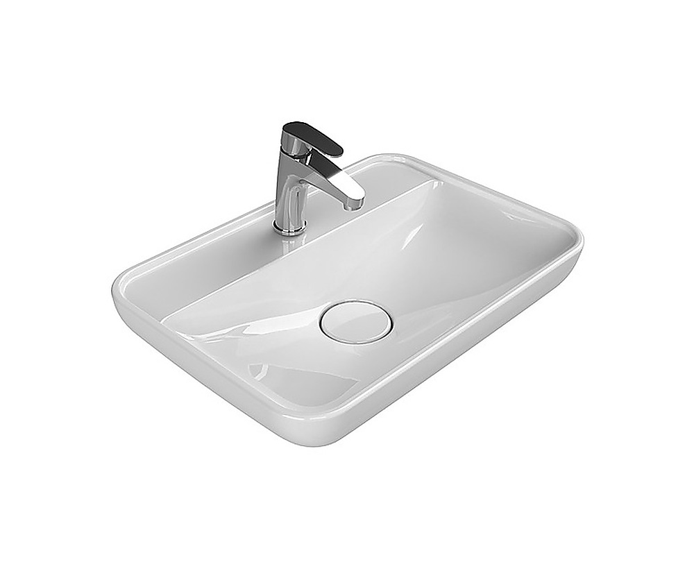 Lal Tezgahüstü Lavabo