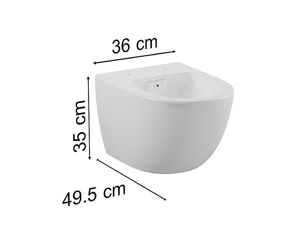 Sento Asma klozet, Rim-ex, kompakt, 50 cm
