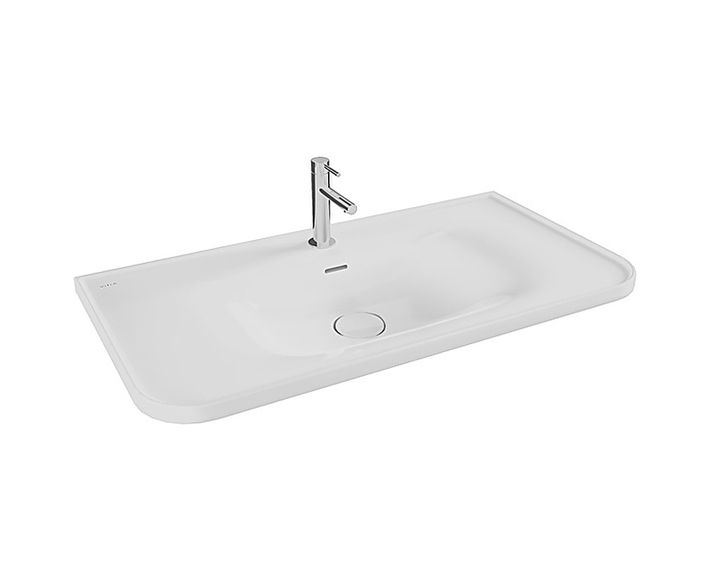 lavabo, yuvarlak, 100x53 cm