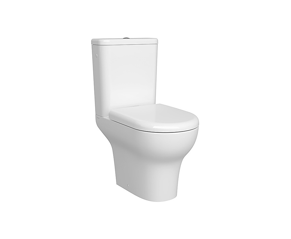 Zentrum Round Takım klozet, SmoothFlush, arkası açık, 61 cm