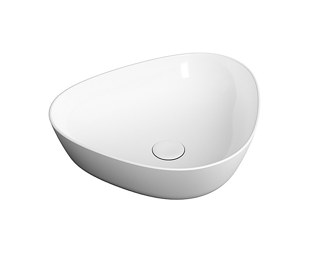 Plural lavabo, üçgen, kompakt, 47x40 cm