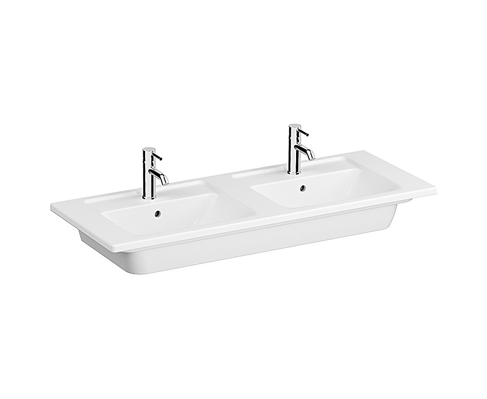 Integra lavabo, çift hazneli, 120x47 cm