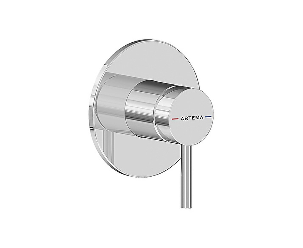temizliği Ankastre mekanik duş bataryası (Minibox) Krom