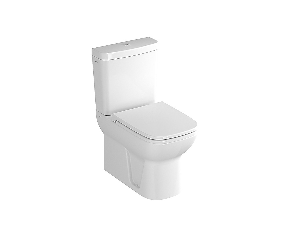 Universal çıkışlı Takım klozet, duvara tam dayalı, 62 cm