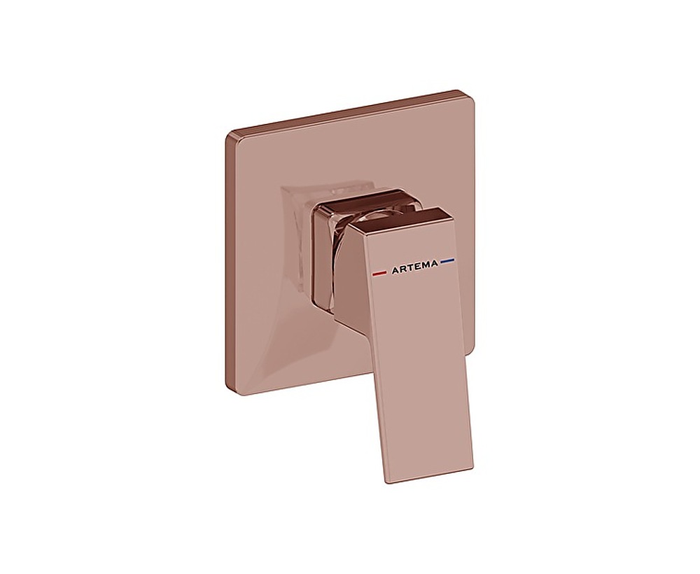 Ankastre duş bataryası (Minibox) (sıva üstü grubu) Soft bakır