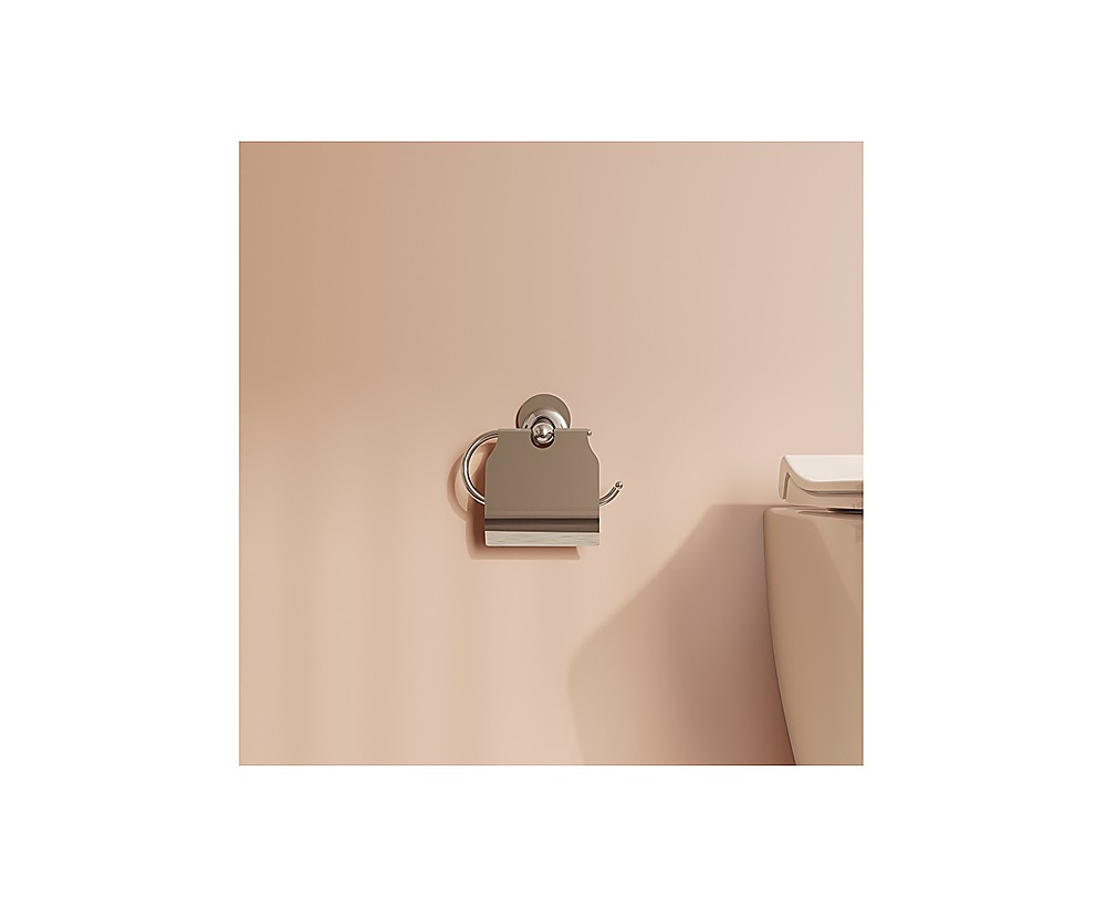Marin Tuvalet kağıtlığı (kapaklı) Krom